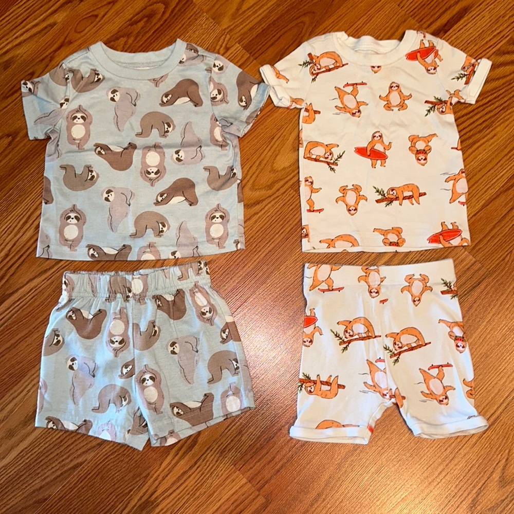 Old Navy 12-18 Months Pajama Sets Sloth